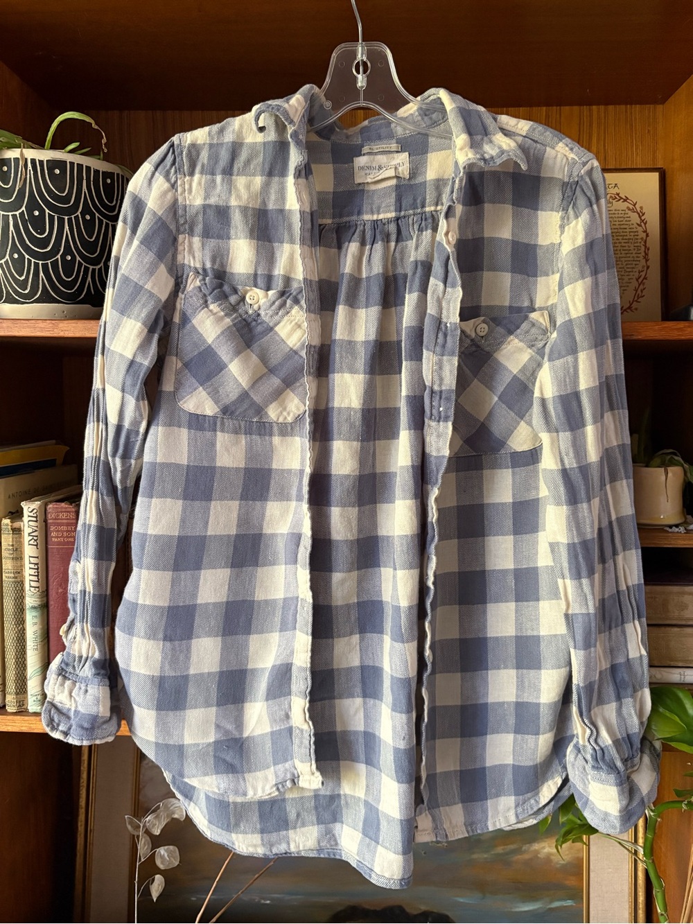Cabincore 90s Grunge Ralph Lauren Denim & Supply Button Down S